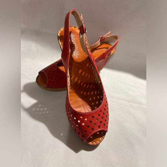 Patrizia Shoes - Patrizia by Spring Step Red Sandals Size 39